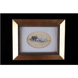 Original Barbara East Mini Stagecoach Watercolor