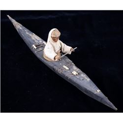 Eskimo Model Kayak circa 1900