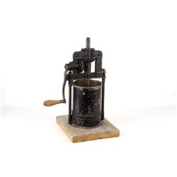 Mechanical Iron Fruit/ Wine Press c. Early 1900's