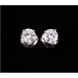 Brand New Diamond Stud 14K Earrings