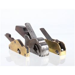 Collection of Brass & Steel Rabbet Plane/ Plows