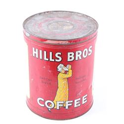 Hills Bros Coffee Red Can Brand Tin C. 1939