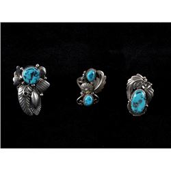 Navajo Turquoise & Sterling Silver Ring Collection