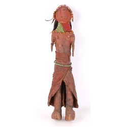 Large Beaded African Maasai Fetish Doll 21"