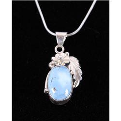 Navajo N. Wood Golden Hills Turquoise Necklace