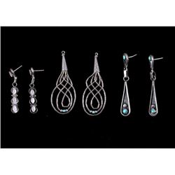 Navajo Sterling Silver Dangle Earring Collection