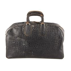 Antique Split Cow Hide Leather Doctors Bag