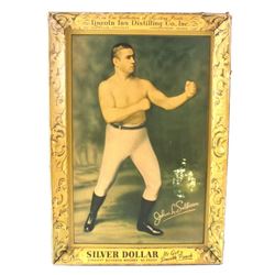 Silver Dollar Bourbon Counter Top Advertisement