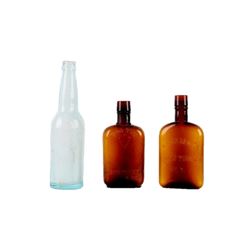 Rare Montana Glass Bottle Collection c Early 1900s