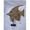 Image 1 : Metal Fish on Stand