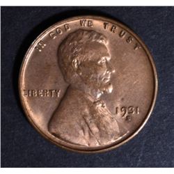 1931-S LINCOLN CENT CH BU