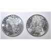 Image 1 : 1881-S & 1887 MORGAN DOLLARS CH BU