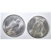 Image 2 : 1922 & 25 PEACE DOLLARS BU