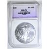 Image 1 : 2020 AMERICAN SILVER EAGLE, APCG PERFECT GEM BU