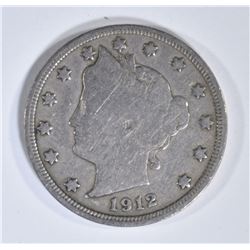 1912-S LIBERTY NICKEL  FINE