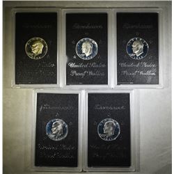 2-1971, 2-1972 & 1974 EISENHOWER PROOF DOLLARS