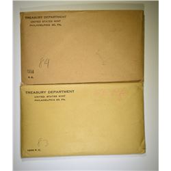1956 & 1958 U.S. PROOF SETS