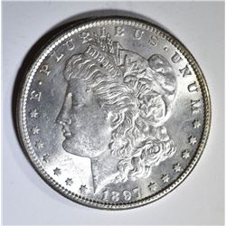 1897-S MORGAN DOLLAR  BU