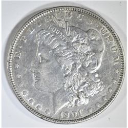 1901 MORGAN DOLLAR  AU