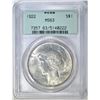Image 1 : 1922 PEACE DOLLAR PCGS MS-63