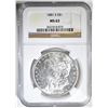 Image 1 : 1881-S MORGAN DOLLAR  NGC MS-63