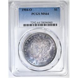 1904-O MORGAN DOLLAR  PCGS MS-64