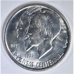 1936 ARKANSAS COMMEM HALF DOLLAR GEM BU