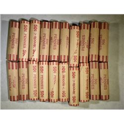 1000 MIXED DATE WHEAT CENTS