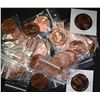 Image 1 : LOT OF 35 .999 COPPER ONE AVDP OZ BARS & ROUNDS