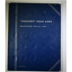 MERCURY DIME ALBUM (72 COINS)