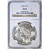 Image 1 : 1928-S PEACE DOLLAR NGC MS-63