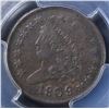Image 2 : 1809/6 HALF CENT PCGS AU-53 9 OVER INVERTED 9