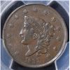 Image 2 : 1837 LARGE CENT PCGS XF-45 MEDIUM LETTERS