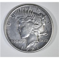 1921 PEACE DOLLAR  AU