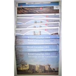 LOT OF 10 ROYAL CANADIAN MINT SETS