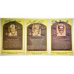STAN MUSIAL, GAYLORD PERRY, & JIM PALMER