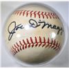 Image 1 : JOE DiMAGGIO AUTOGRAPHED BASEBALL AS IS