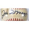 Image 2 : JOE DiMAGGIO AUTOGRAPHED BASEBALL AS IS