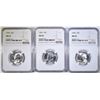 Image 1 : 3-1964 WASHINGTON QUARTERS, NGC MS-65