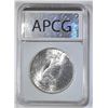 Image 4 : 1934 PEACE DOLLAR, APCG SUPERB GEM BU