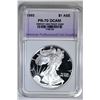 Image 1 : 1993 AM SILVER EAGLE APCG PERFECT GEM PROOF DCAM