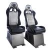 Image 2 : Lot #11 - Marvel's Agents of S.H.I.E.L.D. - Pair of The Bus and Zephyr Three Chairs with Safety Card