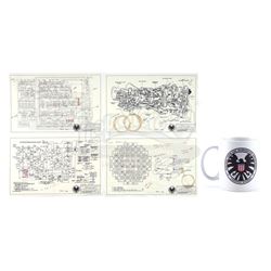 Lot #12 - Marvel's Agents of S.H.I.E.L.D. - Stark Industries 'The Bus' Schematics with S.H.I.E.L.D.