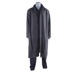 Lot #39 - Marvel's Agents of S.H.I.E.L.D. - Marcus 'Blackout' Daniels' Fridge Jumpsuit and Overcoat