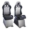 Image 2 : Lot #72 - Marvel's Agents of S.H.I.E.L.D. - Pair of The Bus and Zephyr Three Chairs with Safety Card