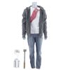 Image 1 : Lot #140 - Marvel's Agents of S.H.I.E.L.D. - Vin-Tak's Kree Costume with Cloaking Sash and Truncheon