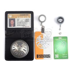 Lot #203 - Marvel's Agents of S.H.I.E.L.D. - Leo Fitz's S.H.I.E.L.D. ID, Badge, and Lanyards