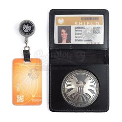 Lot #204 - Marvel's Agents of S.H.I.E.L.D. - Jemma Simmons' S.H.I.E.L.D. ID, Badge, and Lanyard