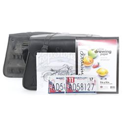 Lot #211 - Marvel's Agents of S.H.I.E.L.D. - Alphonso 'Mack' Mackenzie's Motorcycle Saddlebags, Sket