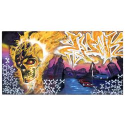 Lot #252 - Marvel's Agents of S.H.I.E.L.D. - Ghost Rider Mural